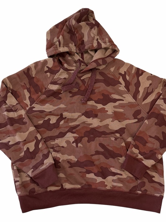 Old Navy Tops - Old Navy Brown & Tan Camo Pullover Hoodie